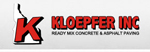 Kloepfer Inc Ready Mix Concrete & Asphalt Paving
